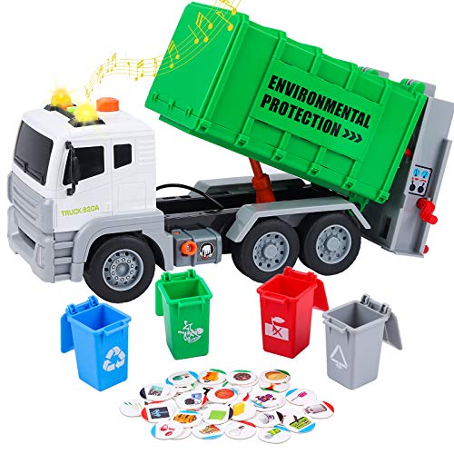 Müllabfuhr LKW Modell Jungen Spielzeugauto LKW Zurückziehen Geschenk 