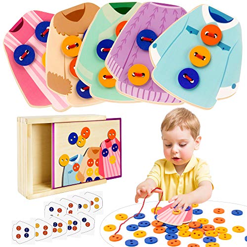 Flashcard Montessori Baby Spielzeug MagiDeal Holzblock Tier Puzzles W 