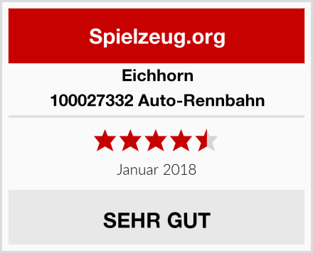 Eichhorn 100027332 Auto-Rennbahn Test