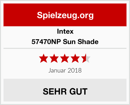 Intex 57470NP Sun Shade Test
