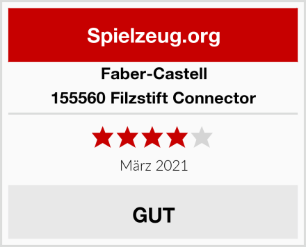 Faber-Castell 155560 Filzstift Connector Test