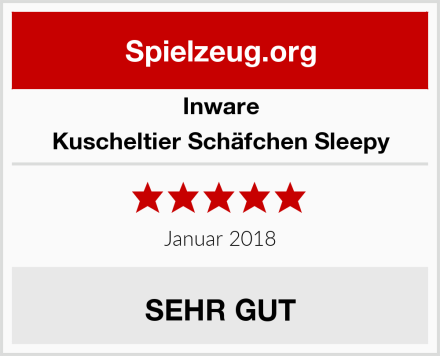 Inware Kuscheltier Schäfchen Sleepy Test