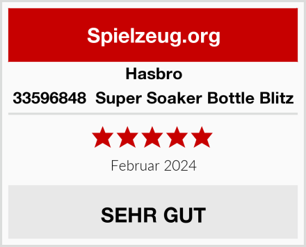 Hasbro 33596848  Super Soaker Bottle Blitz Test