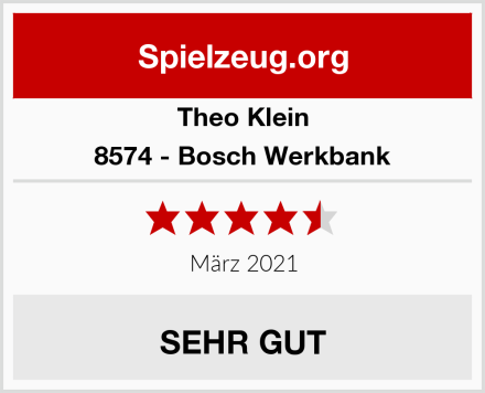 Theo Klein 8574 - Bosch Werkbank Test