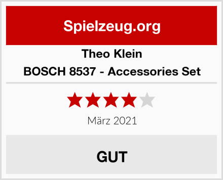 Theo Klein BOSCH 8537 - Accessories Set Test