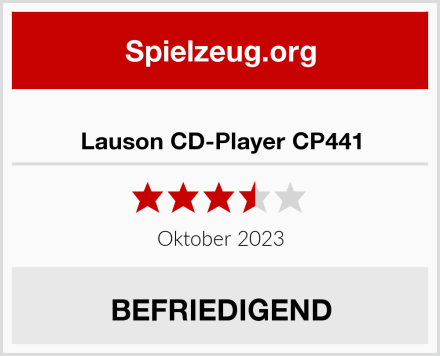  Lauson CD-Player CP441 Test