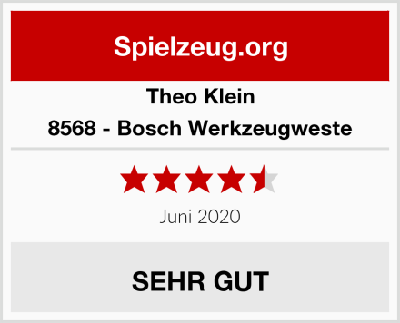 Theo Klein 8568 - Bosch Werkzeugweste Test