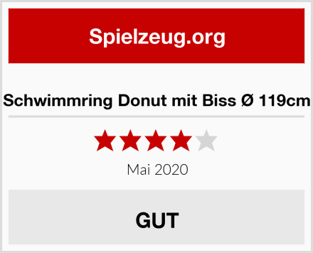  Schwimmring Donut mit Biss Ø 119cm Test