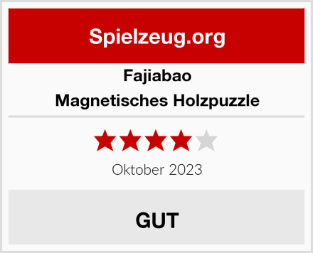 Fajiabao Magnetisches Holzpuzzle Test