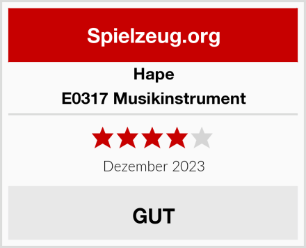Hape E0317 Musikinstrument Test
