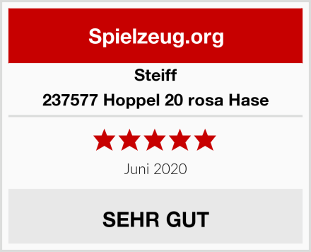 Steiff 237577 Hoppel 20 rosa Hase Test