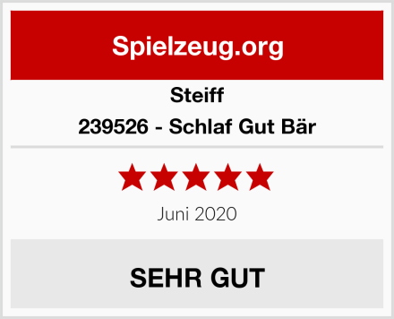 Steiff 239526 - Schlaf Gut Bär Test