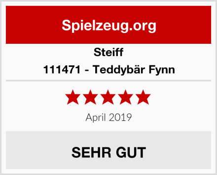 Steiff 111471 - Teddybär Fynn Test