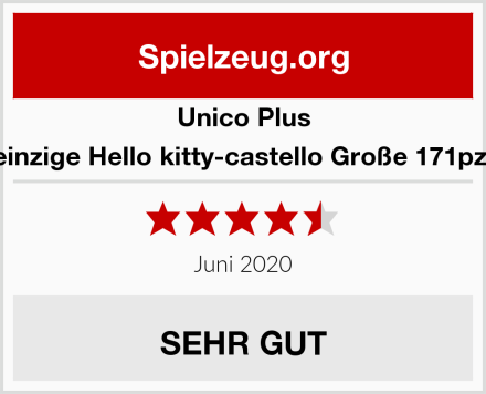 Unico Plus Bau einzige Hello kitty-castello Große 171pz 8676 Test