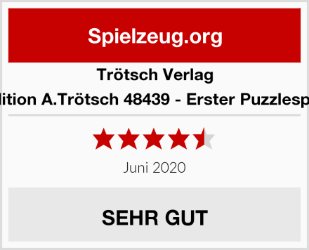 Trötsch Verlag Edition A.Trötsch 48439 - Erster Puzzlespaß Test