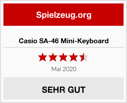  Casio SA-46 Mini-Keyboard Test