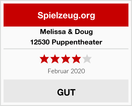 Melissa & Doug 12530 Puppentheater Test