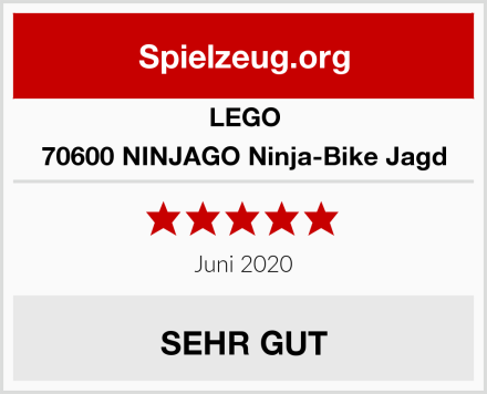 LEGO 70600 NINJAGO Ninja-Bike Jagd Test