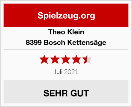 Theo Klein 8399 Bosch Kettensäge Test