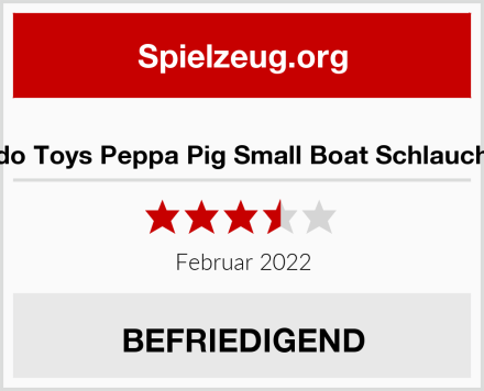  Mondo Toys Peppa Pig Small Boat Schlauchboot Test