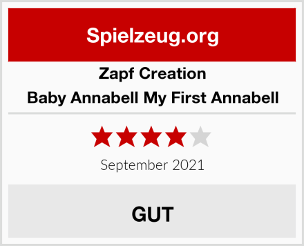 Zapf Creation Baby Annabell My First Annabell Test