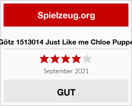 Götz 1513014 Just Like me Chloe Puppe Test