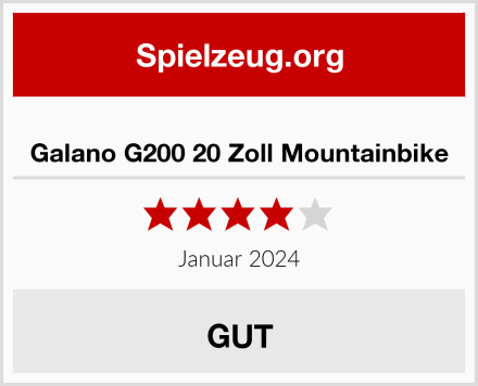  Galano G200 20 Zoll Mountainbike Test
