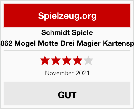 Schmidt Spiele 40862 Mogel Motte Drei Magier Kartenspiel Test