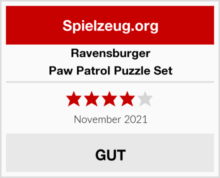Ravensburger Paw Patrol Puzzle Set Test