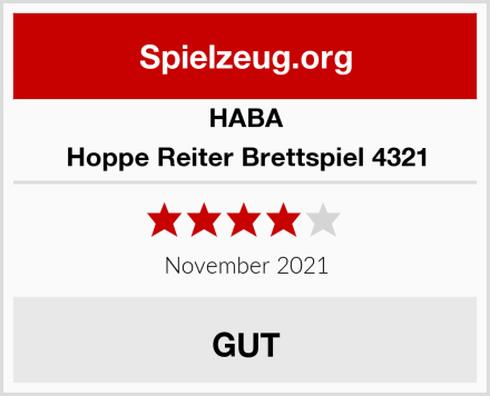 HABA Hoppe Reiter Brettspiel 4321 Test