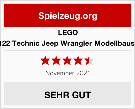 LEGO 42122 Technic Jeep Wrangler Modellbausatz Test