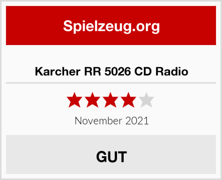 Karcher RR 5026 CD Radio Test