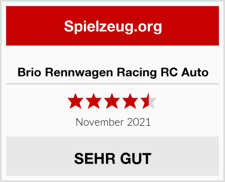  Brio Rennwagen Racing RC Auto Test