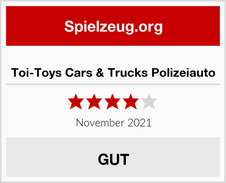  Toi-Toys Cars & Trucks Polizeiauto Test