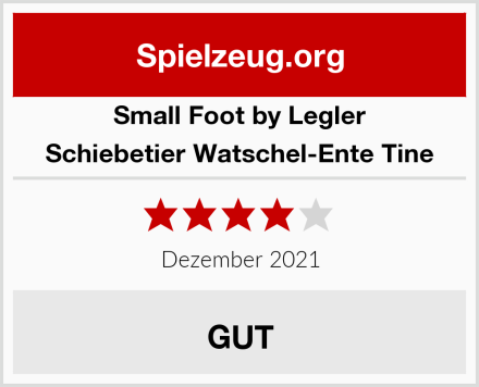 Small Foot by Legler Schiebetier Watschel-Ente Tine Test