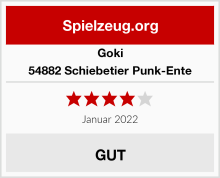 Goki 54882 Schiebetier Punk-Ente Test