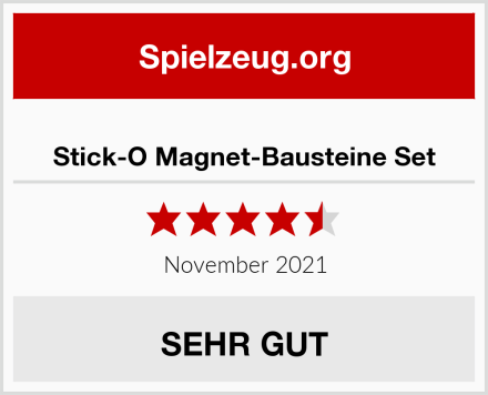  Stick-O Magnet-Bausteine Set Test