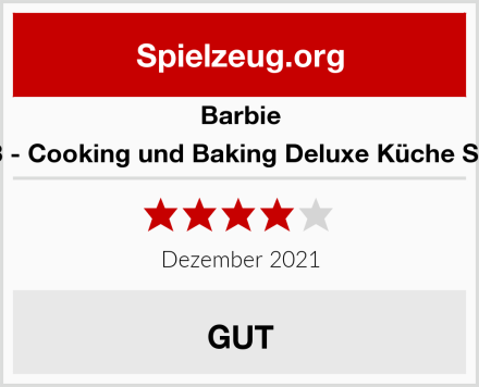 Barbie FRH73 - Cooking und Baking Deluxe Küche Spielset Test