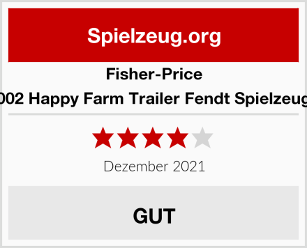 Fisher-Price 203819002 Happy Farm Trailer Fendt Spielzeugtraktor Test