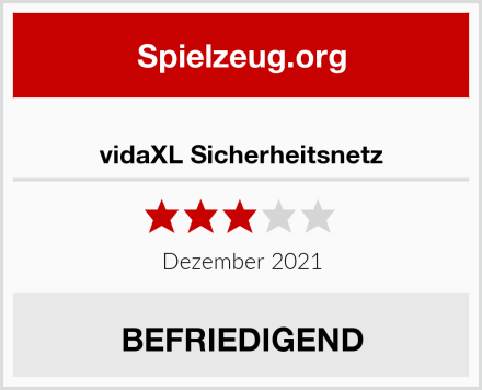 vidaXL Sicherheitsnetz Test