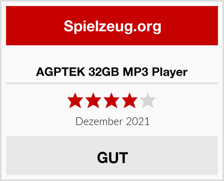 AGPTEK 32GB MP3 Player Test