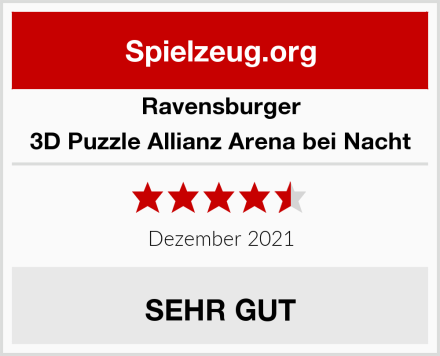 Ravensburger 3D Puzzle Allianz Arena bei Nacht Test