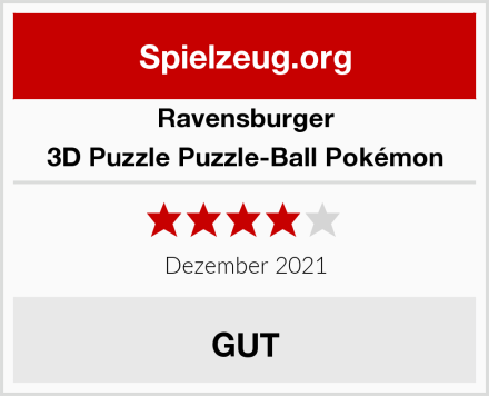 Ravensburger 3D Puzzle Puzzle-Ball Pokémon Test
