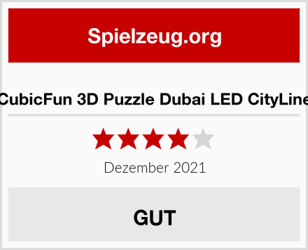  CubicFun 3D Puzzle Dubai LED CityLine Test