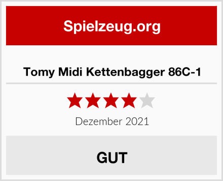  Tomy Midi Kettenbagger 86C-1 Test