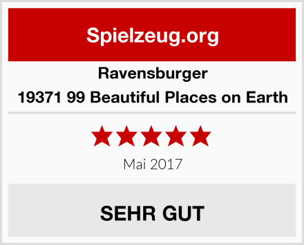 Ravensburger 19371 99 Beautiful Places on Earth Test