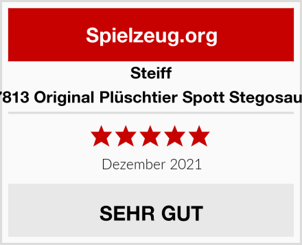 Steiff 087813 Original Plüschtier Spott Stegosaurus Test