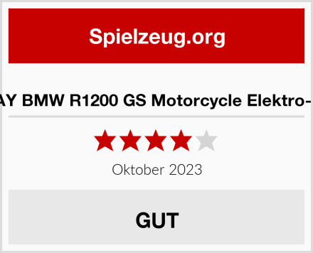  ROLLPLAY BMW R1200 GS Motorcycle Elektro-Motorrad Test
