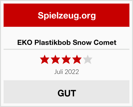  EKO Plastikbob Snow Comet Test