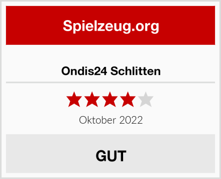  Ondis24 Schlitten Test